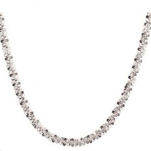 Sterling 20" Sparkling Fireworks Necklace, 22.6g
